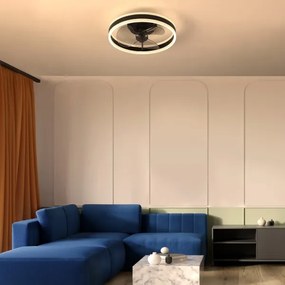 Brilagi LED dimmer con ventilatore 30W 230V 3000-6500K nero + DO