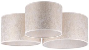 Duolla - Plafoniera ROLLER TRIO 3xE27/60W/230V bianco/oro