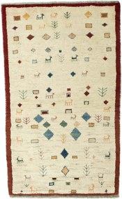 Gabbeh Tappeto 80 x 130 Beige (Iran) Annodato A Mano