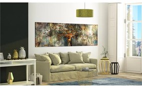 Quadro Land of Happiness  Colore colorful, Dimensioni e Misure 135x45