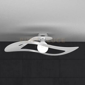 Surf plafoniera d.70 cm. 1 luce bianco 1145-pl70-bi