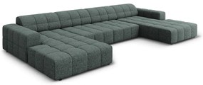 Divano angolare turchese (a U) Chicago - Cosmopolitan Design