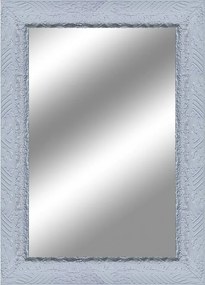 Specchio Medea rettangolare in legno bianco 68 x 88 cm