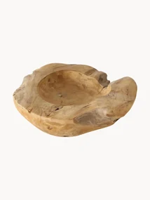 Ciotola decorativa grande in legno di teak Unik
