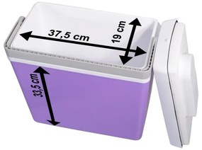 Frigorifero portatile per auto 23 l 55W/12V/230V viola/bianco