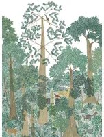 Isidore Leroy Carta da parati panoramica Isio Bajii - Aube Panel A