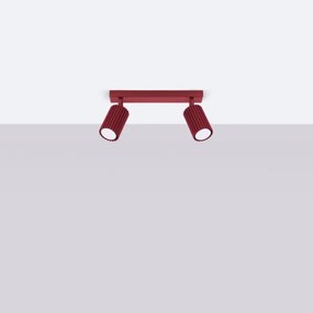 Brilagi - Faretto CRESTO 2xGU10/10W/230V bordeaux