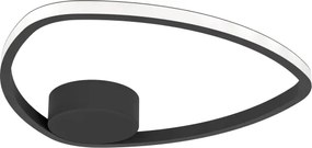 Eglo 902148 - Plafoniera a LED MOSCHELLA LED/9,7W/230V nero