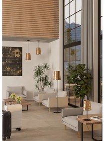 Eglo 390294 - Lampada da tavolo CASTUERA 1xE27/25W/230V oro/rosa