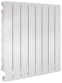 Radiatore acqua calda PRODIGE MODERN in alluminio, 8 elementi, interasse 700 mm, neutral white