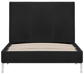 Giroletto nero in tessuto 90x200 cm