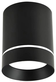 Luce Spot TUBA 1xGU10/15W/230V nero