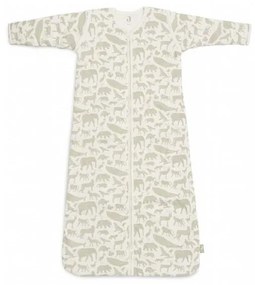 Jollein - Sacco a pelo 2in1 3-9 mesi 3 TOG Animals Olive Green