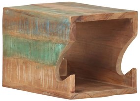 Supporto Bicicletta Da Parete 35x25x25 Cm İn Legno Di Recupero /