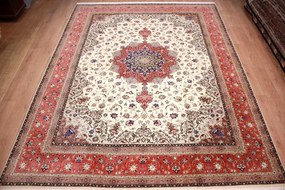 Tabriz Tappeto 300x400 (Iran) Annodato A Mano