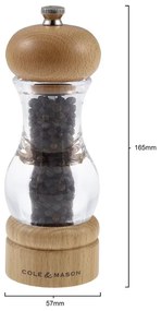 Cole&Mason - Set di macinini per sale e pepe BEECH 2 pezzi faggio 16,5 cm