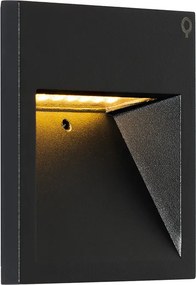 Set di 4 faretti da parete moderni neri con LED inclusi - Gem 2