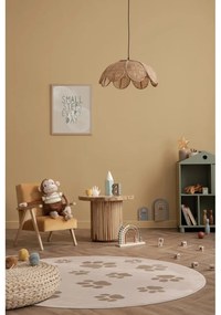 Tappeto per bambini beige ø133 cm Paws Light Beige – FD