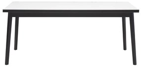 Tavolo da pranzo pieghevole bianco e nero in rovere Hammel , 180 x 90 cm Single - Hammel Furniture