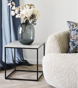 Tavolino con effetto pietra 45x45 cm Vita – House Nordic