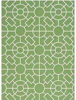 Tapete Knot Garden v. Osborne & Little - Garden Green/ Ivory