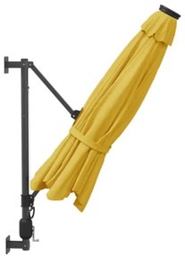 Ombrellone a Parete Giallo 290 cm