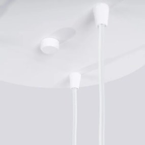 Sollux SL.1710 - Lampadario a sospensione con filo HALO 3xG9/8W/230V diametro 25 cm bianco