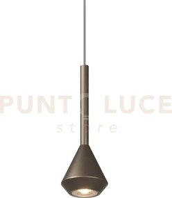 1202 sospensione 1 luce attacco gu10 colore bronzo con cavo cm 250 ...