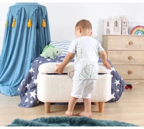 Pouf PIXI 37x61 cm bianco