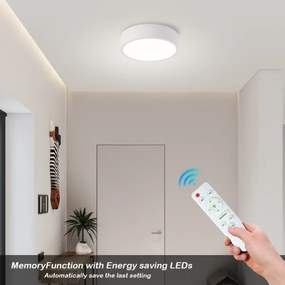 Brilagi - Apparecchio LED dimmerabile POOL LED/18W/230V 3000-6000K 20 cm bianco + telecomando