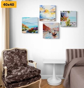 Set di quadri – Paesaggio dipinto