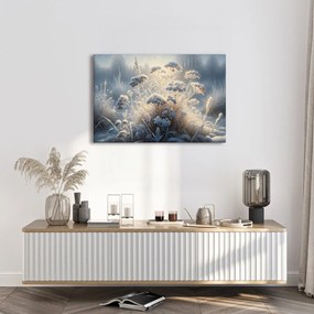 Quadro su tela – Brina sui fiori