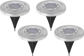Set da 4 lampade solari a LED CLAVO LED/1xAAA 4000K IP44 300 mAh