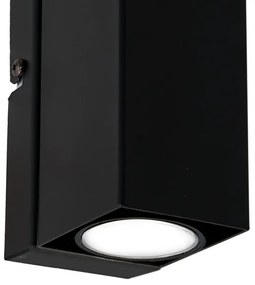 Applique WALL 1xGU10/8W/230V nero