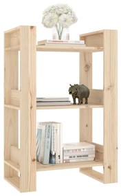 Libreria/divisorio 60x35x91 cm in legno massello di pino