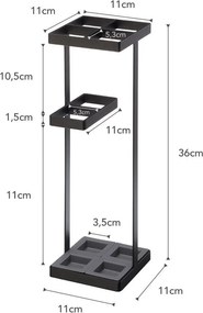 Portaombrelli nero Tower - YAMAZAKI