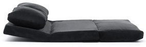 Divano letto nero 120 cm Taida - Balcab Home