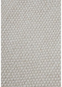 Tappeto color crema tessuto a mano in lana 160x230 cm Pradesh Natural White - Elle Decoration