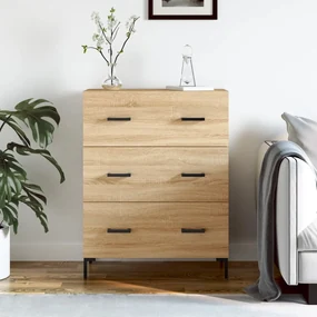 Credenza Rovere Sonoma 69,5x34x90 Cm İn Legno Multistrato /