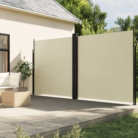 Tenda Da Sole Laterale Retrattile Crema 220x600 Cm /