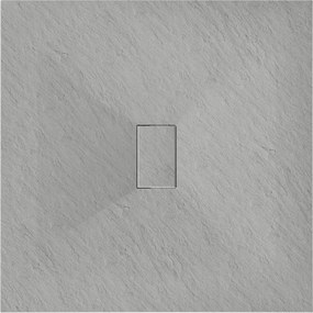 Mexen Hugo piatto doccia quadrato SMC 100 x 100 cm, grigio - 42611010