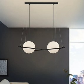 Eglo 39592 - Lampada a sospensione con cavo SALVEZINAS 2xE27/25W/230V