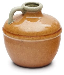 Kave Home - Vaso Tamariu in ceramica senape 16 cm