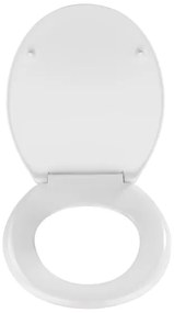 WENKO 19539100-WC sedile VIGONE 37,5x45 cm bianco/argento
