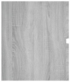 Mobile lavabo grigio sonoma 100x38,5x45 cm in legno multistrato