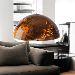 Lampadario Glamour Cassis multicolore paralume multicolore E27 Ø60cm LUMICOM