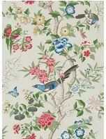 Sanderson Tapete Chinoiserie Hall - Linen/ Chintz