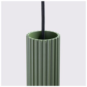 Lampadario verde Gleam – Sollux