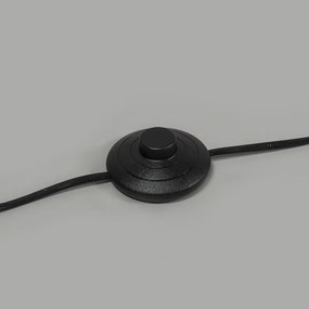 Lampada da terra in ottone con paralume verde 50 cm - Kaso