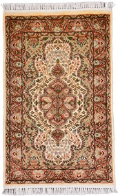 Agra Tappeto orientale 60x100 Beige (Indian) Annodato A Mano